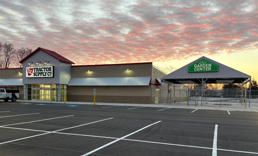 Tractor Supply Ground Up Construction by Dover Contracting Company
